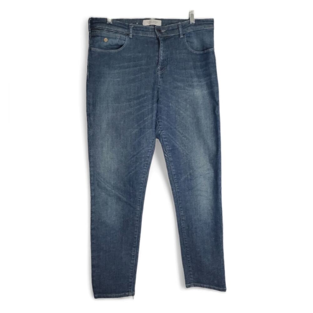 Maison Scotch & Soda Womens Amsterdams Blauw Faded Jeans Size 29L Netherlands